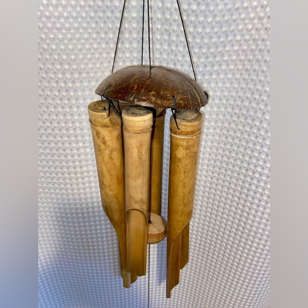 3/55$ Vintage‎ Bamboo and coconut hand made Chime